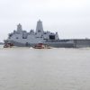 USS Somerset - Navy Warship Departs New Orleans