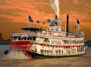 Steam Boat Natchez, New Orleans & The History of Mississippi River Steamboats book